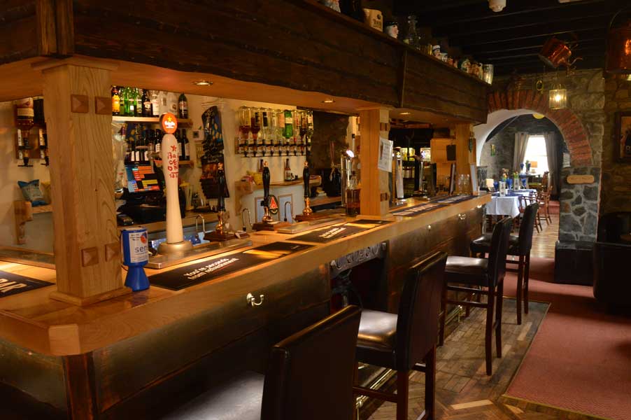 Our clubhouse bar offering a fine selection of meals and drinks
